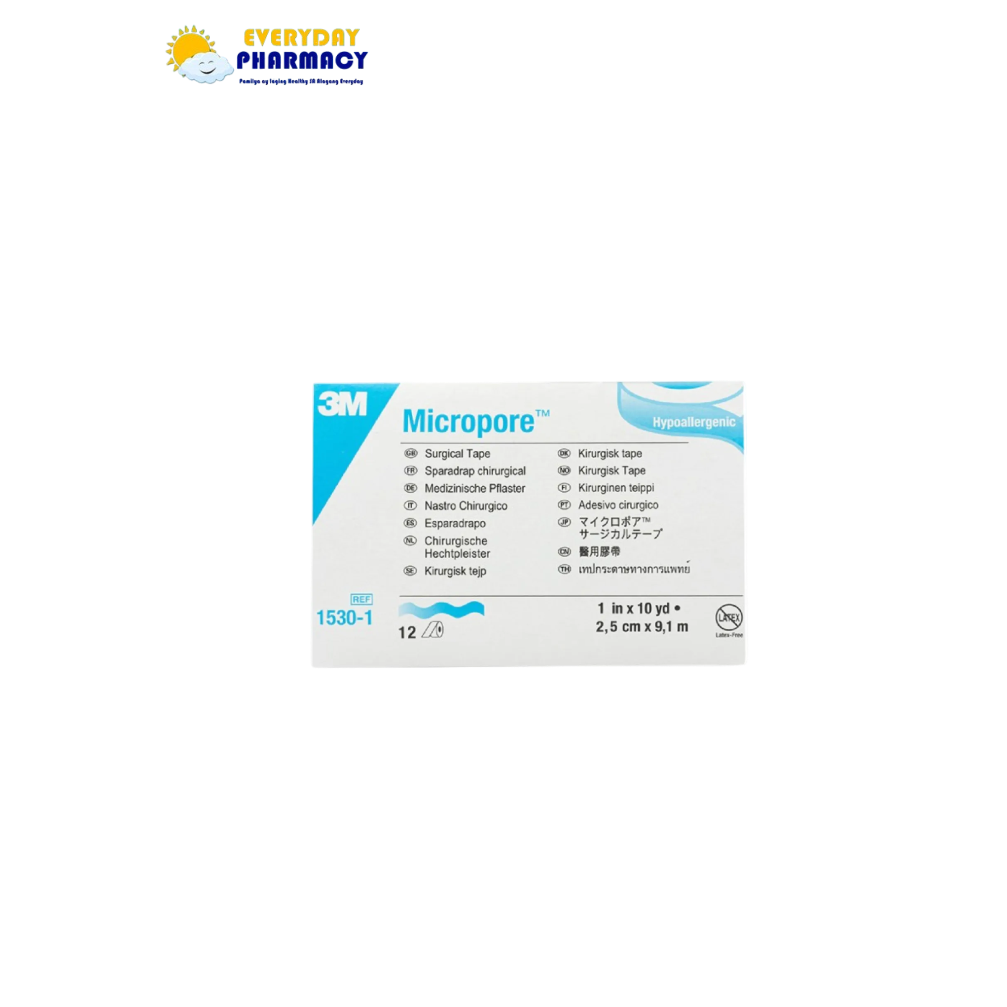 3M MICROPORE 1X 10 yds