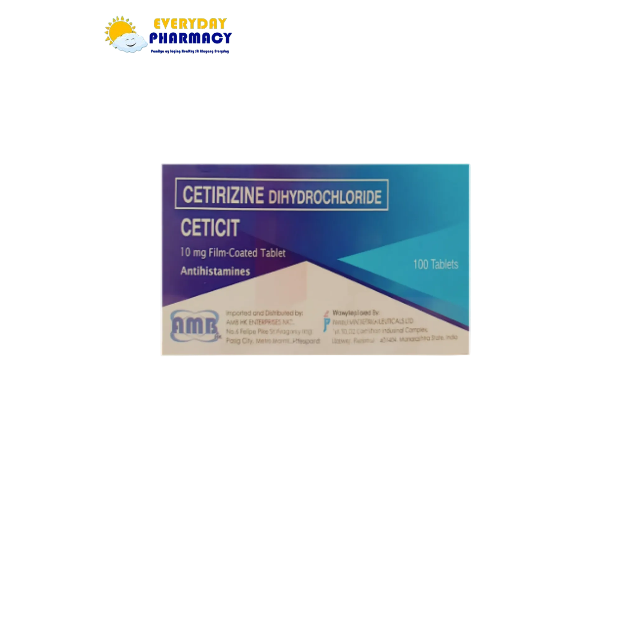 Deticit (Cetirizine Dihydrochloride) 1 Tablet