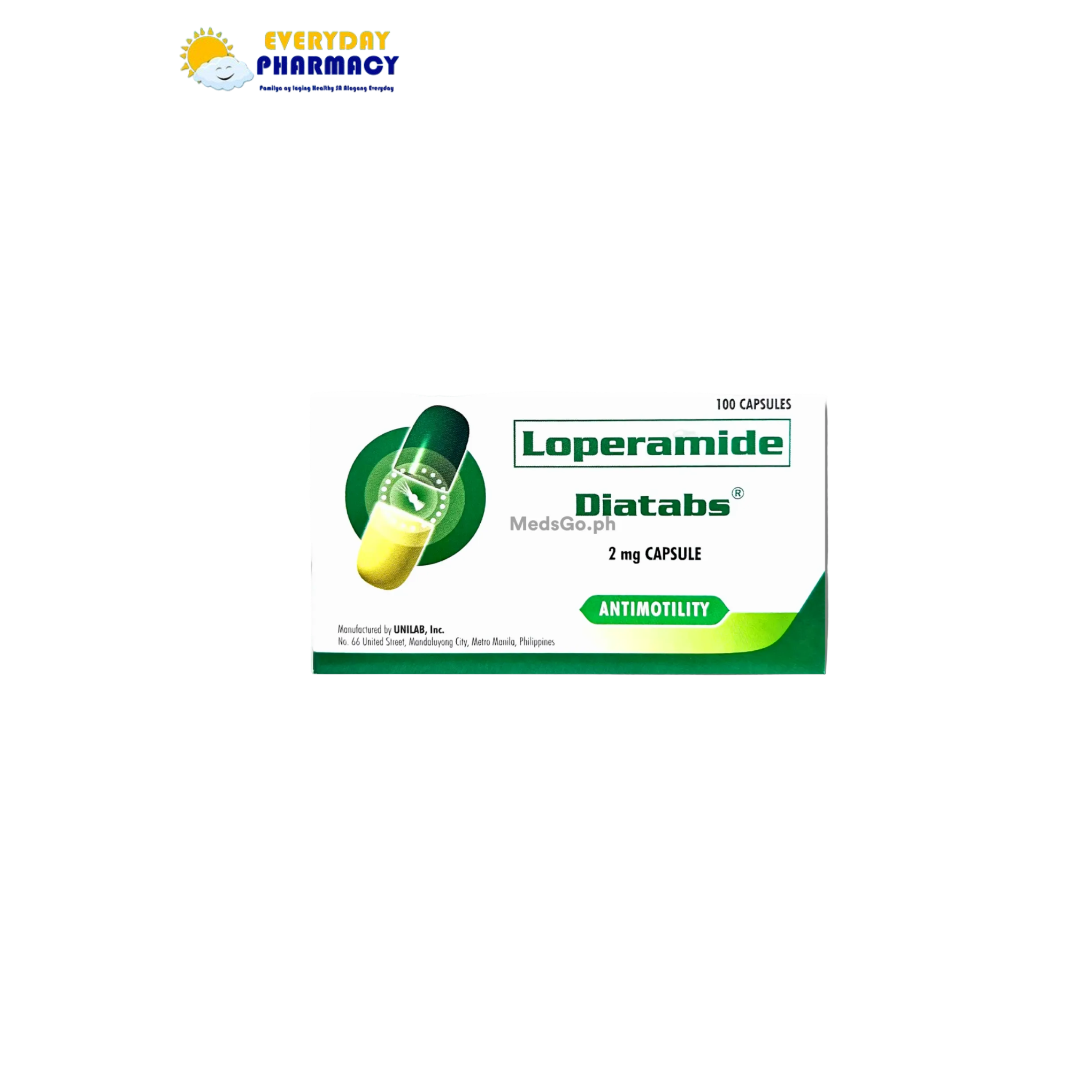 Diatabs (Loperamide 2mg caps)